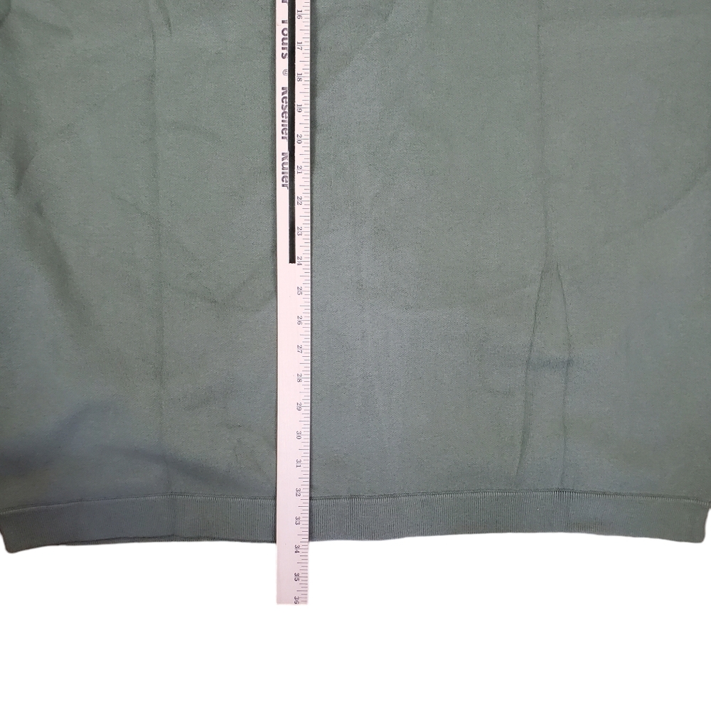 NEW Lunya Cozy Cotton Silk Button Front Cardigan L/XL Humble Green Oversized - Picture 14 of 15